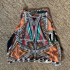 colourful crop top